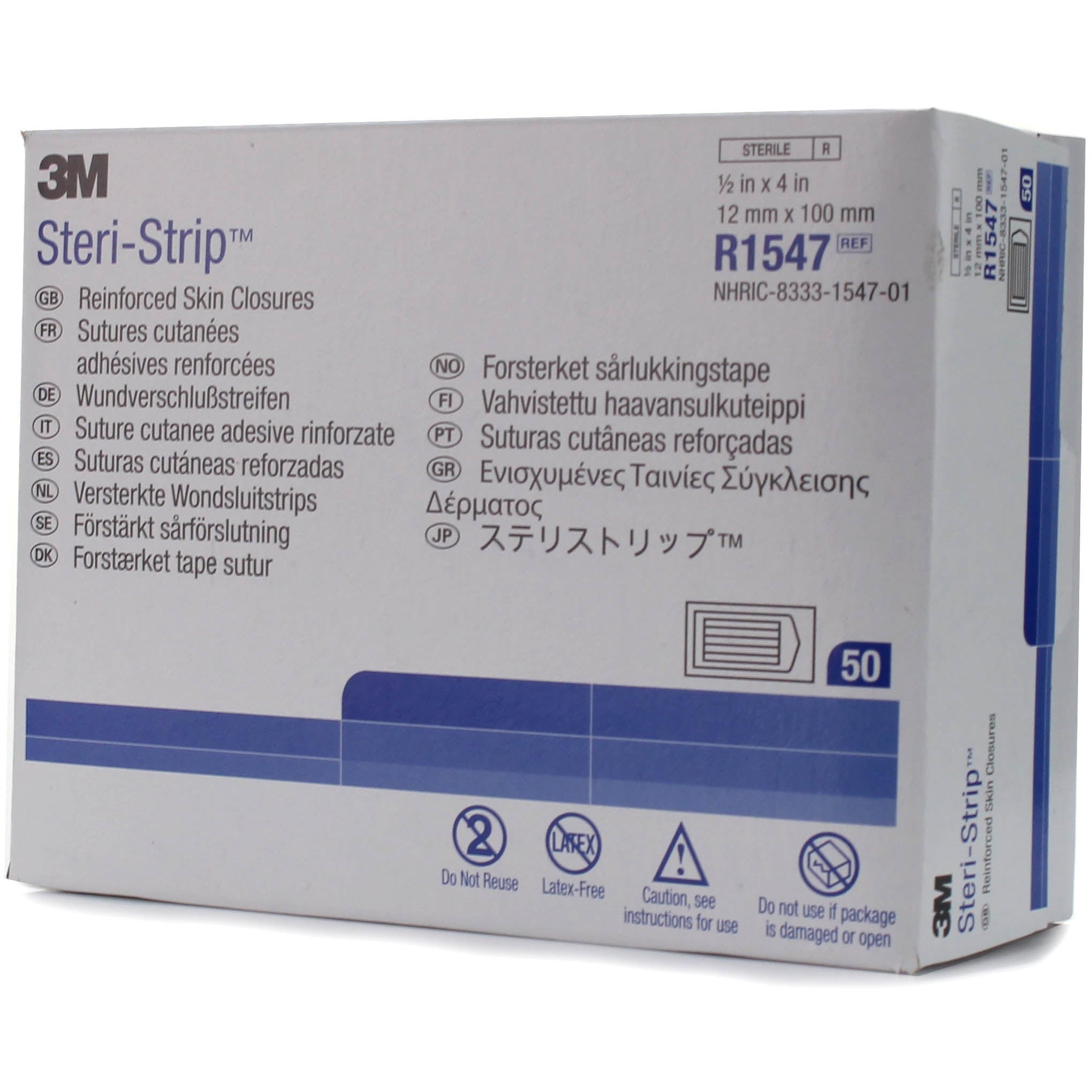 3M™ Steri-Strip Skin Closure 12 x 100mm - Per 50