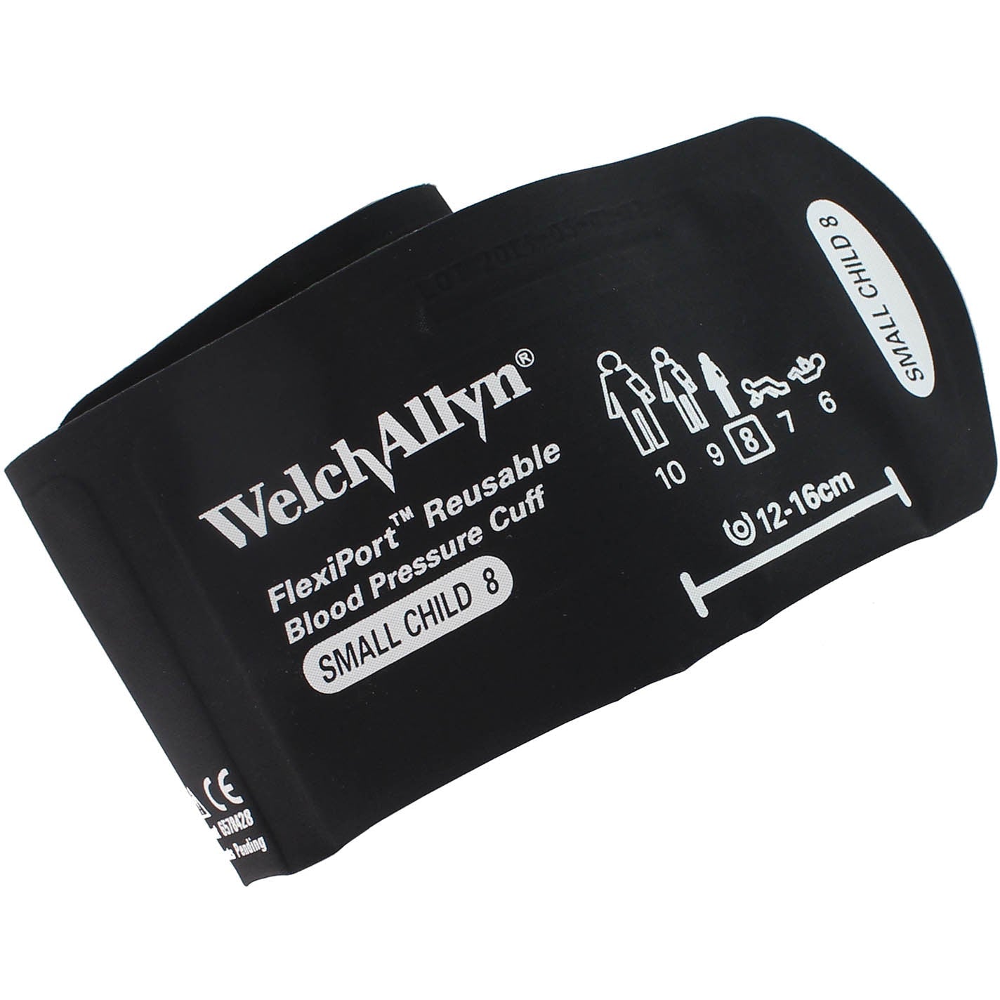 Welch Allyn Flexiport Small Child Cuff size 8 Two Tube Screw Type (12-16cm)