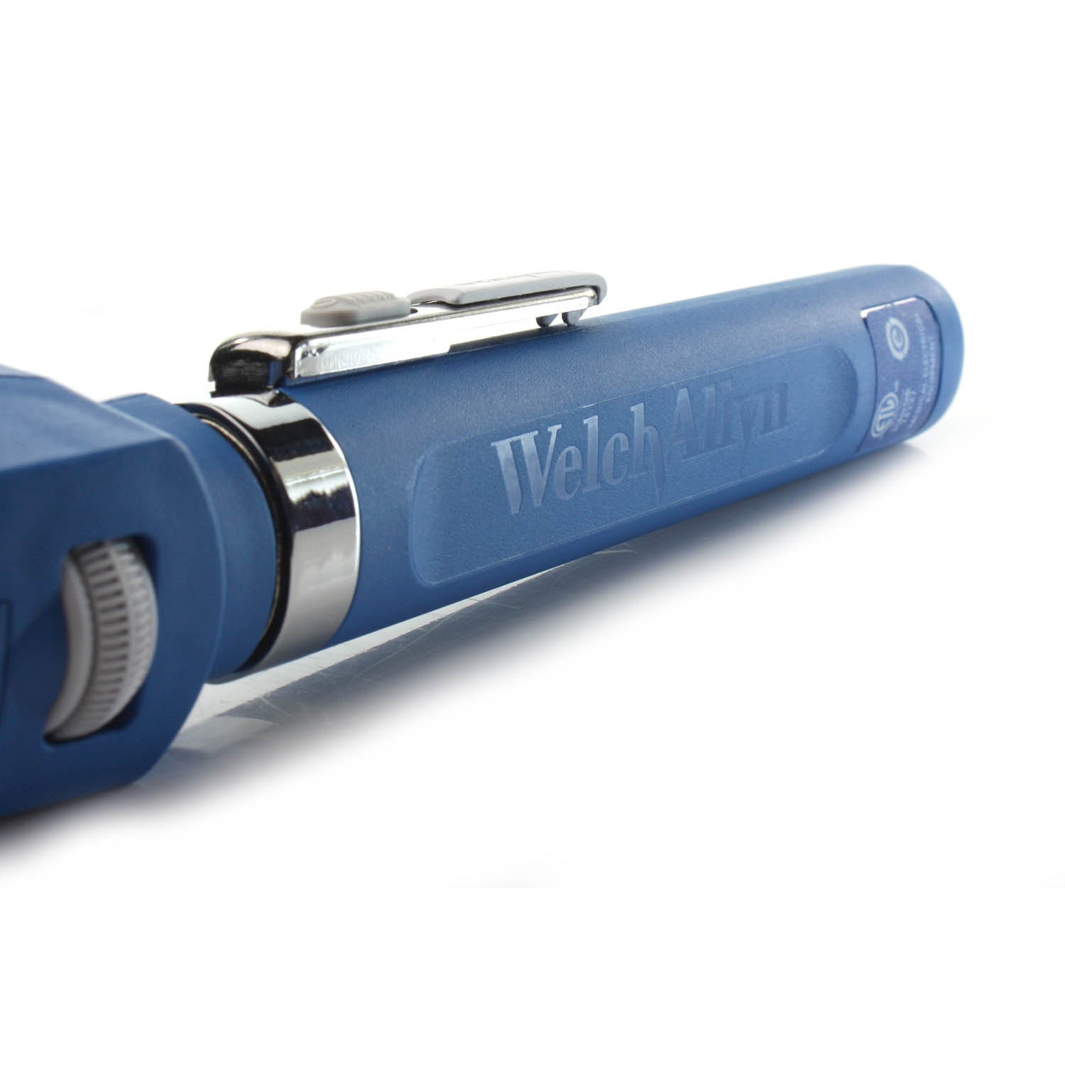 Welch Allyn Pocket LED Ophthalmoscope - Blueberry - Over Engraved