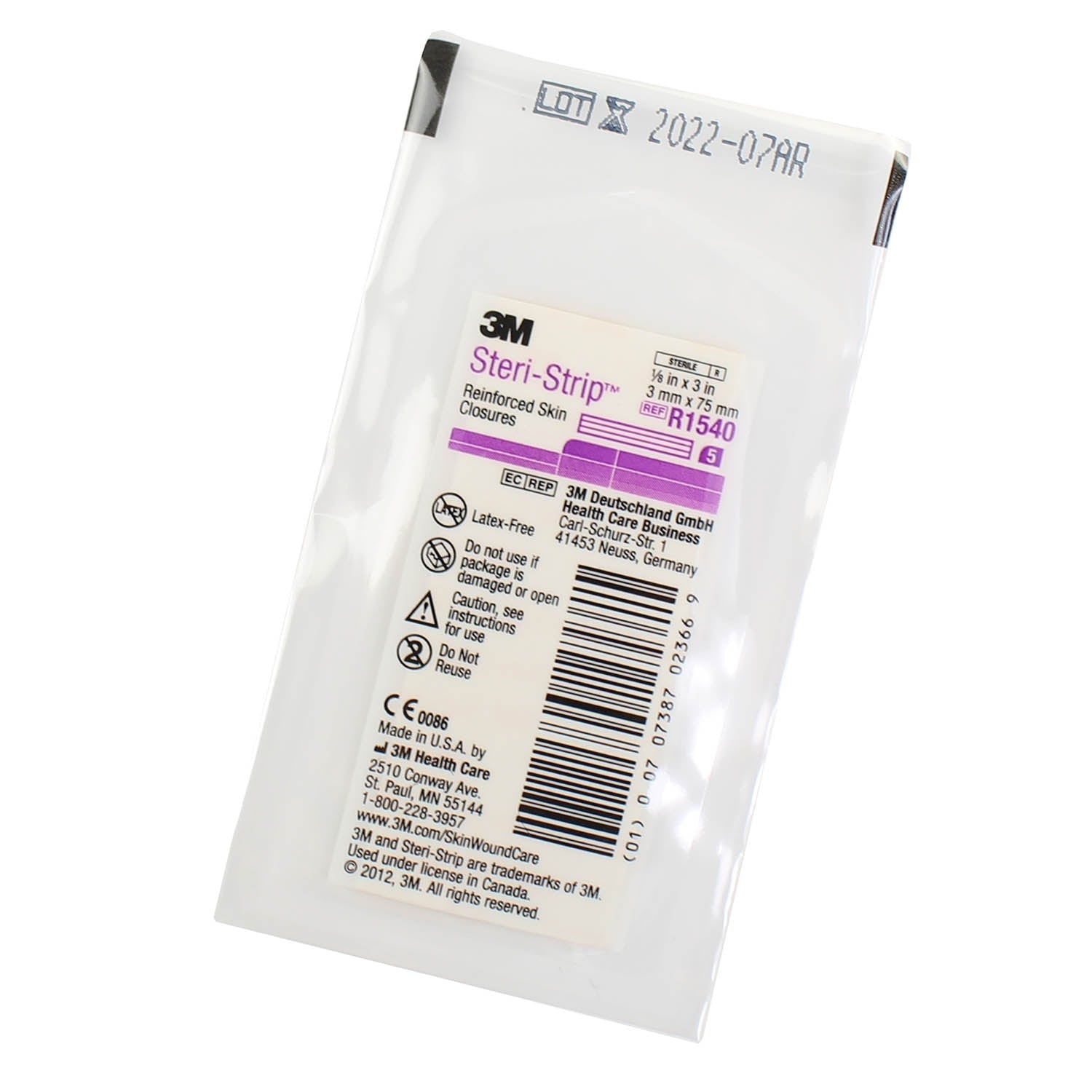 3M Steri Strips GP40 3mm x 75mm - Pack of 60 (12 x 5)