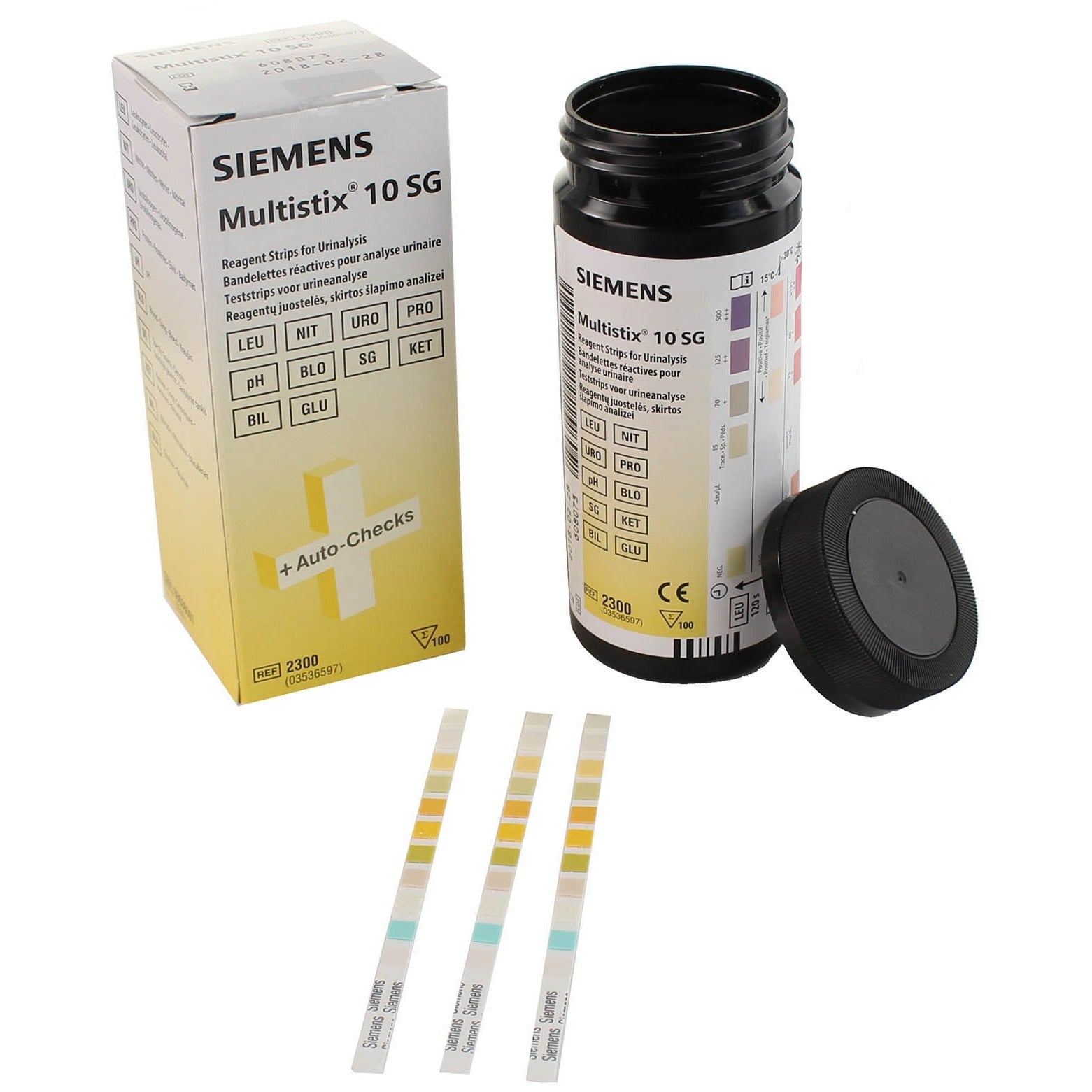 Siemens Multistix 10SG Urinalysis Strips x 100 - Expiry 30/04/2022