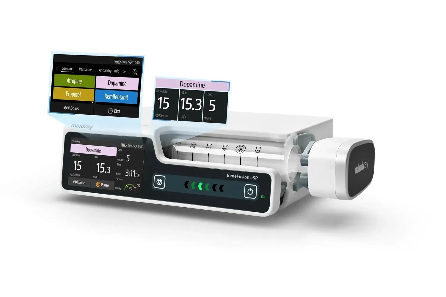 Mindray BeneFusion e Series infusion system pump
