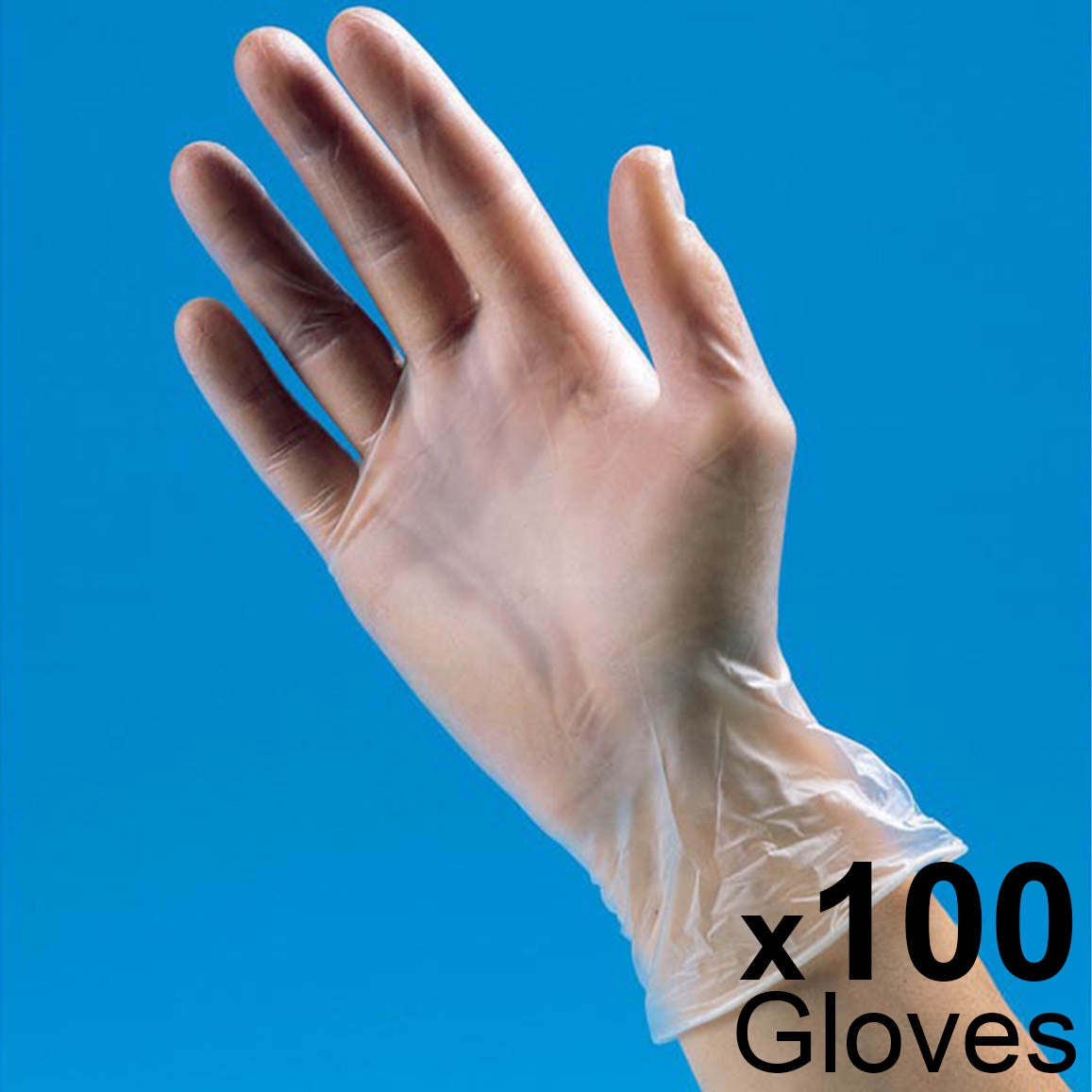 Koolpak Powder Free Vinyl Gloves - Medium - Box of 100