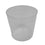 Plastic Medicine Measure Pot 60ml - Pack of 100