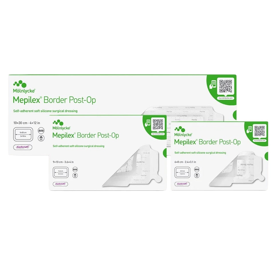 Mepilex Boarder Post Operation Dressing - 9cm x 10cm - Box of 10