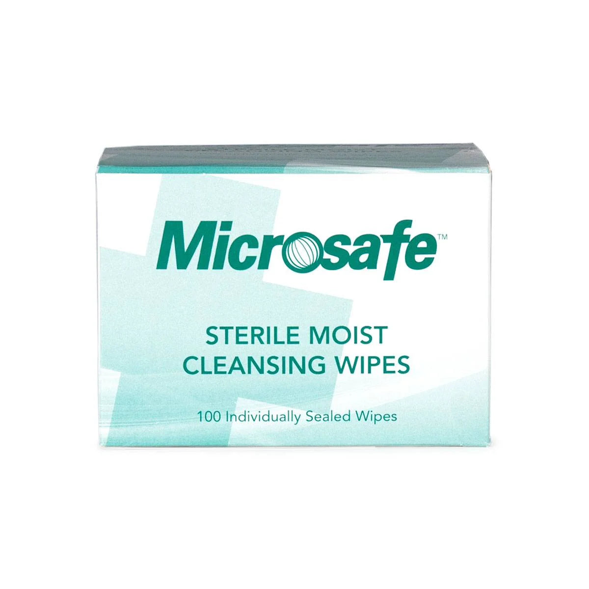 Microsafe Sterile Saline Cleaning Wipes - Box of 100