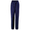 Women's Elasticated Waist Trousers - Navy Blue