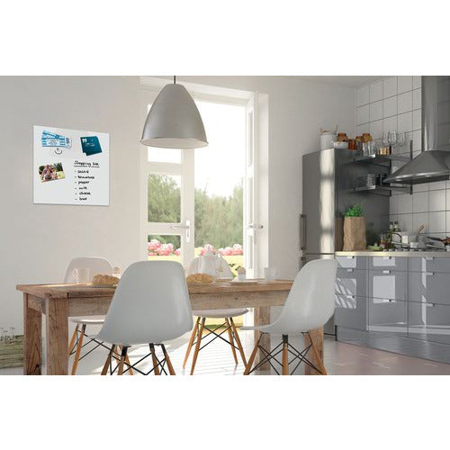 Magnetic Glass Board 450x450x9mm- Super White