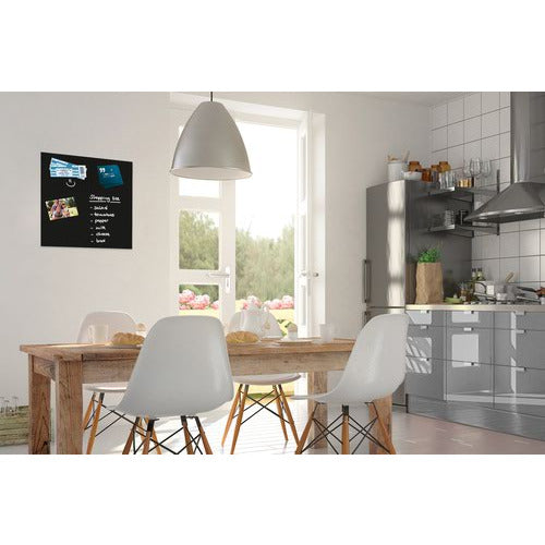 Magnetic Glass Board 450x450x9mm - Black