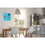 Magnetic Glass Board 450x450x9mm - Blue