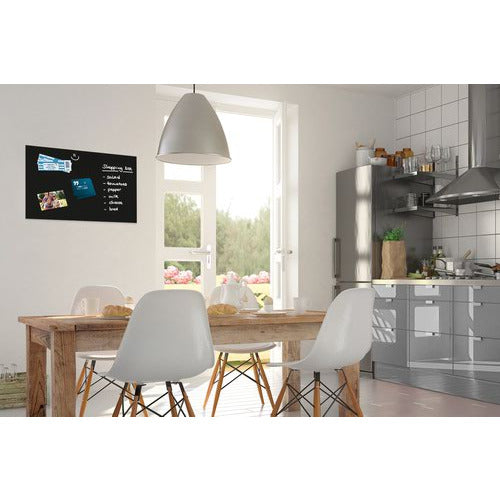 Magnetic Glass Board 600x400x9mm - Black