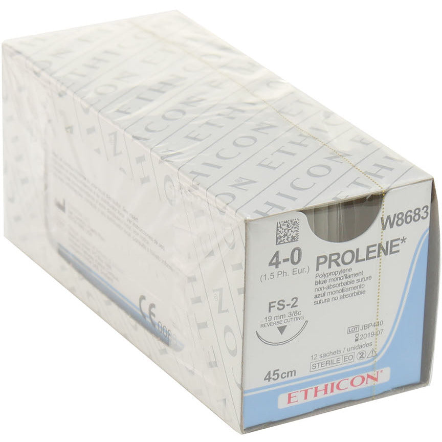 Prolene Suture: VCL CT BRD VIO 45CM M1 USP 5-0 D/A S-14 - Box of 12