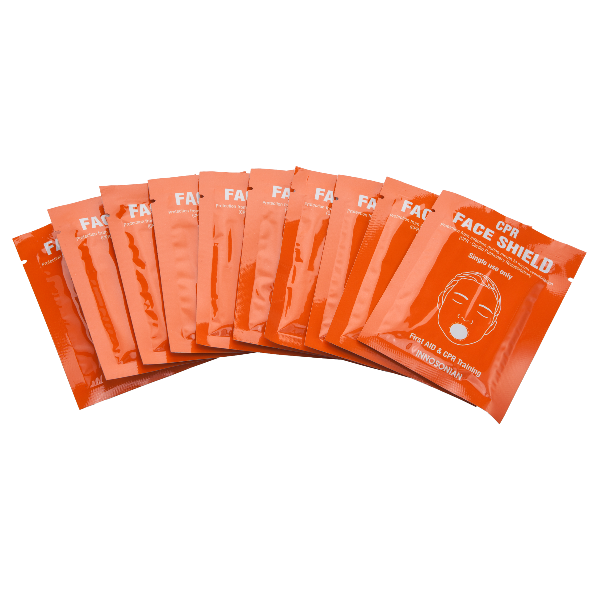Face Shields For Brayden Adult Manikins - 10 Pack