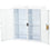 Pharmacy Cabinet - Double Door - 800 X 300 X 900mm