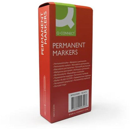 Permanent Marker Black - Pack of 10