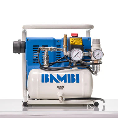 Bambi PT15 Oil-Free Air Compressor, 15L, 62 dB