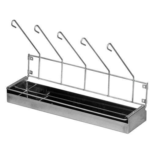 Drainage rack, 5 urinals, c/w ss drip tray - CLEARANCE