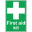 First Aid Kit sign, 300*200mm Rigid