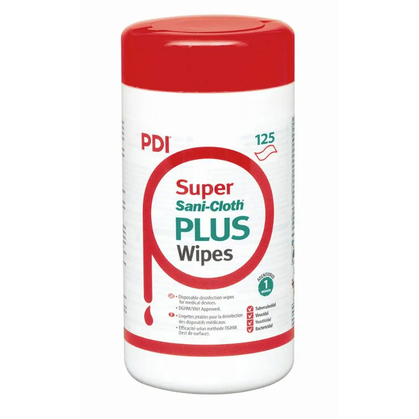 Super Sani-Cloth® PLUS - Small Canister (125)