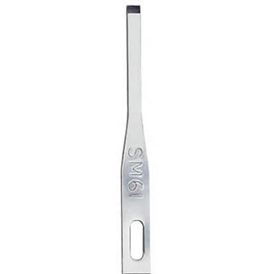 Swann Morton Surgical Scalpel Blade SM61 for Podiatry - Stainless Steel - Pack of 25