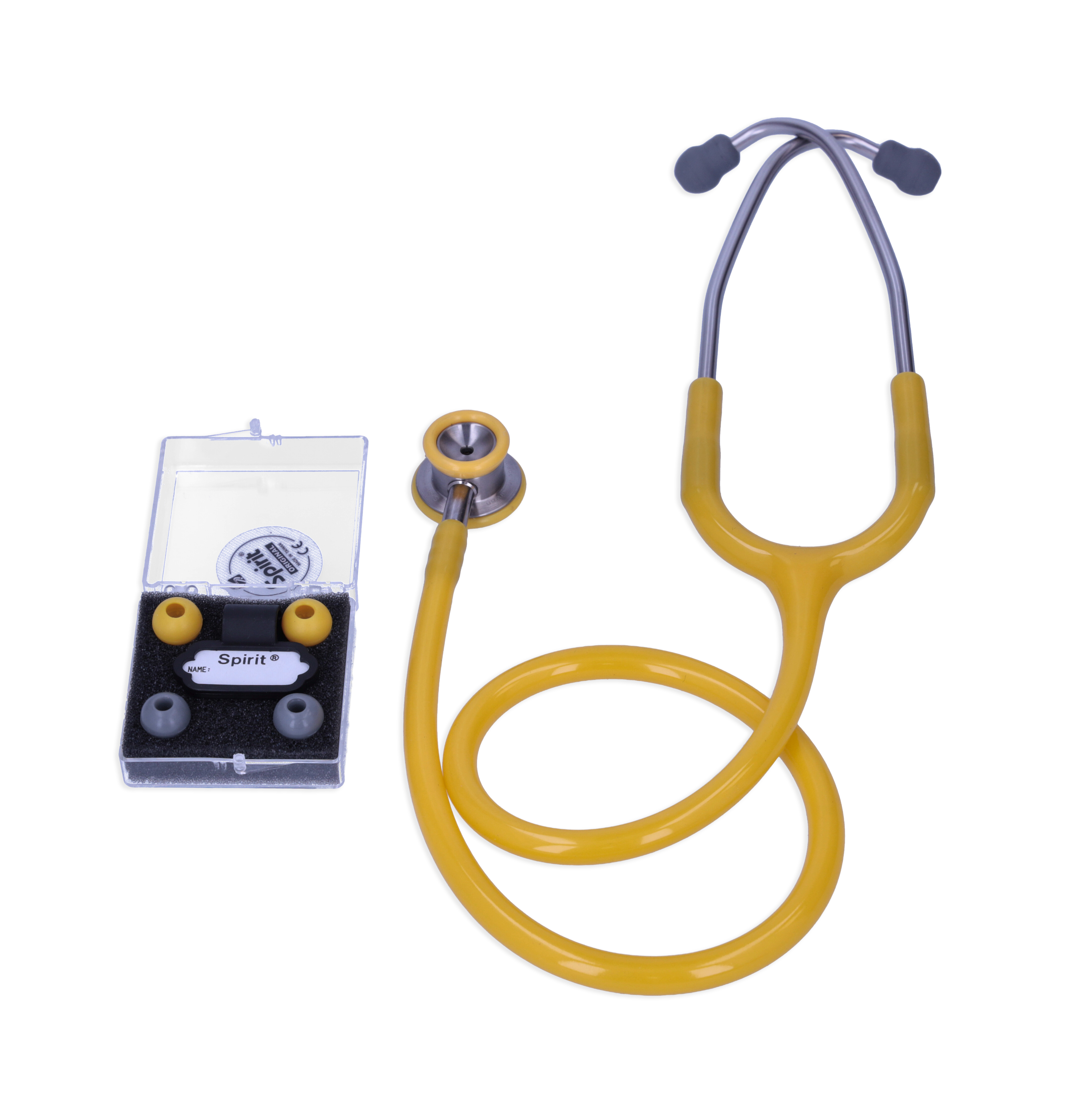 Sprit Delux Series, Infant Dual Head Stethoscope - Yellow