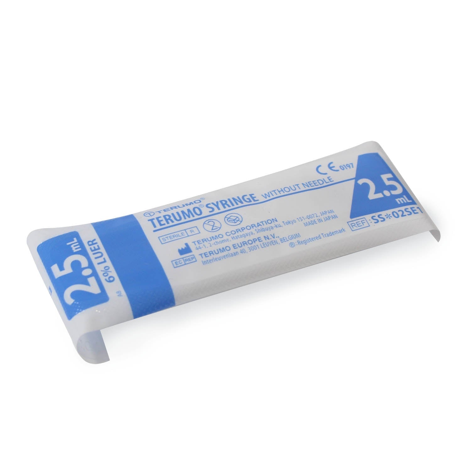 Terumo Syringe 2.5ml Luer Slip Concentric Tip x 100