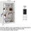 Sunflower CDC21 Cabinet with 1 shelf/1 tray/1 door