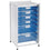 Sunflower Vista Low Level Drawer Unit - 4 Single, 2 Double Trays