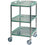 Stainless Steel Surgical Trolley 46x52x86cm (3 x Glass Effect Trays)