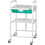 VISTA 10 Economy Trolley - 1 Green Tray & 1 Shelf