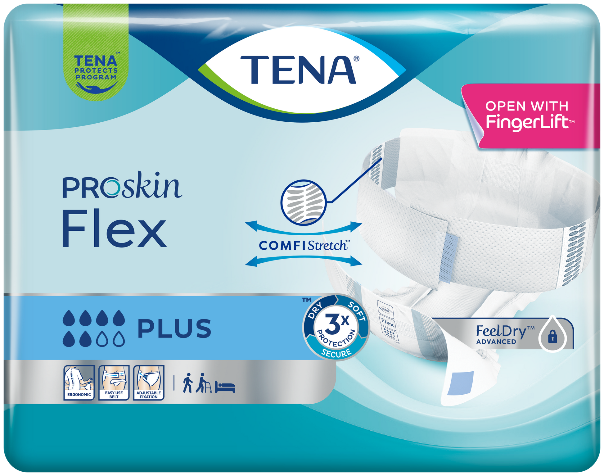 TENA ProSkin Flex Plus - Medium - Pack of 30