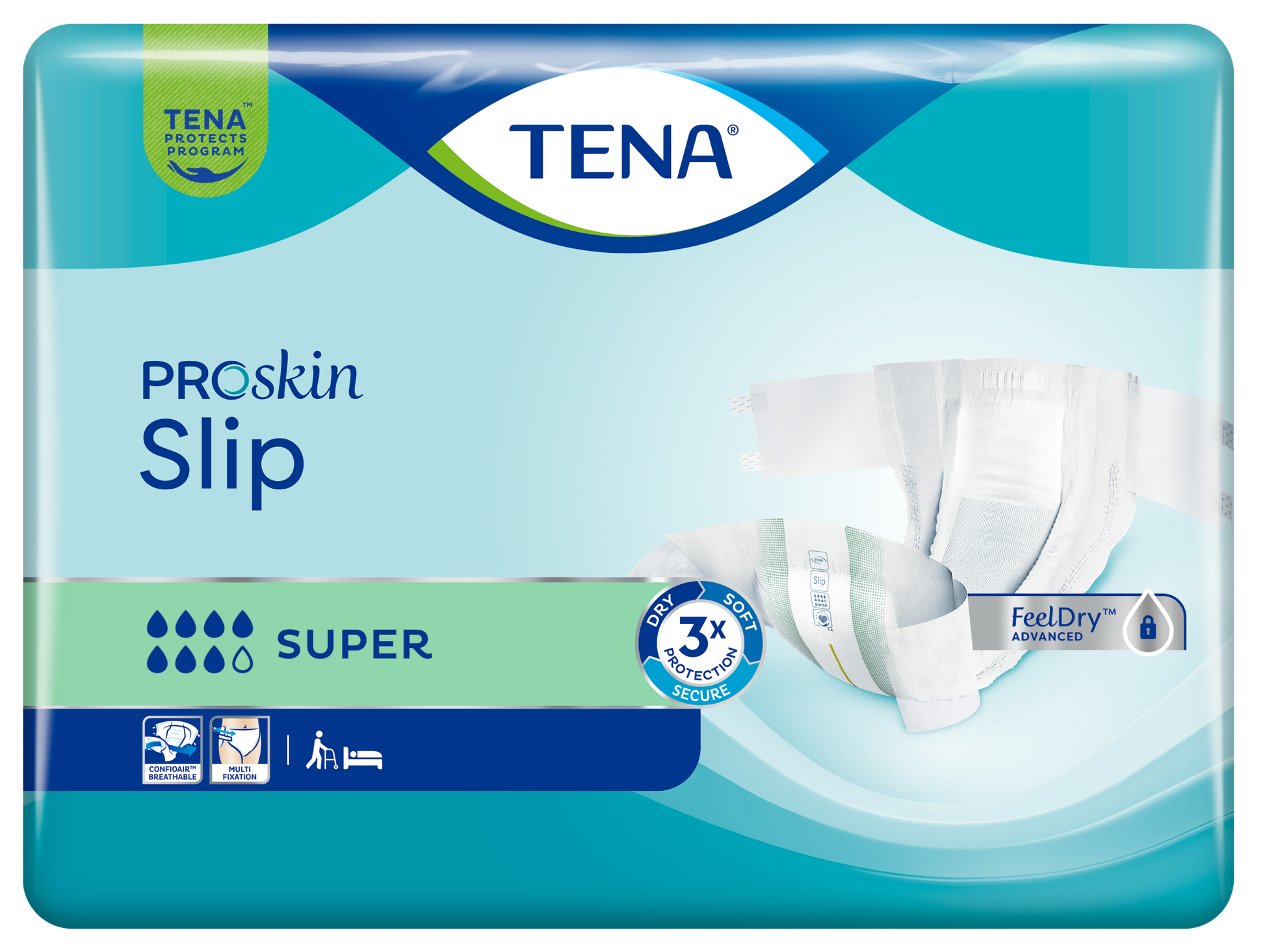 TENA ProSkin Slip Super - Medium - Pack of 30