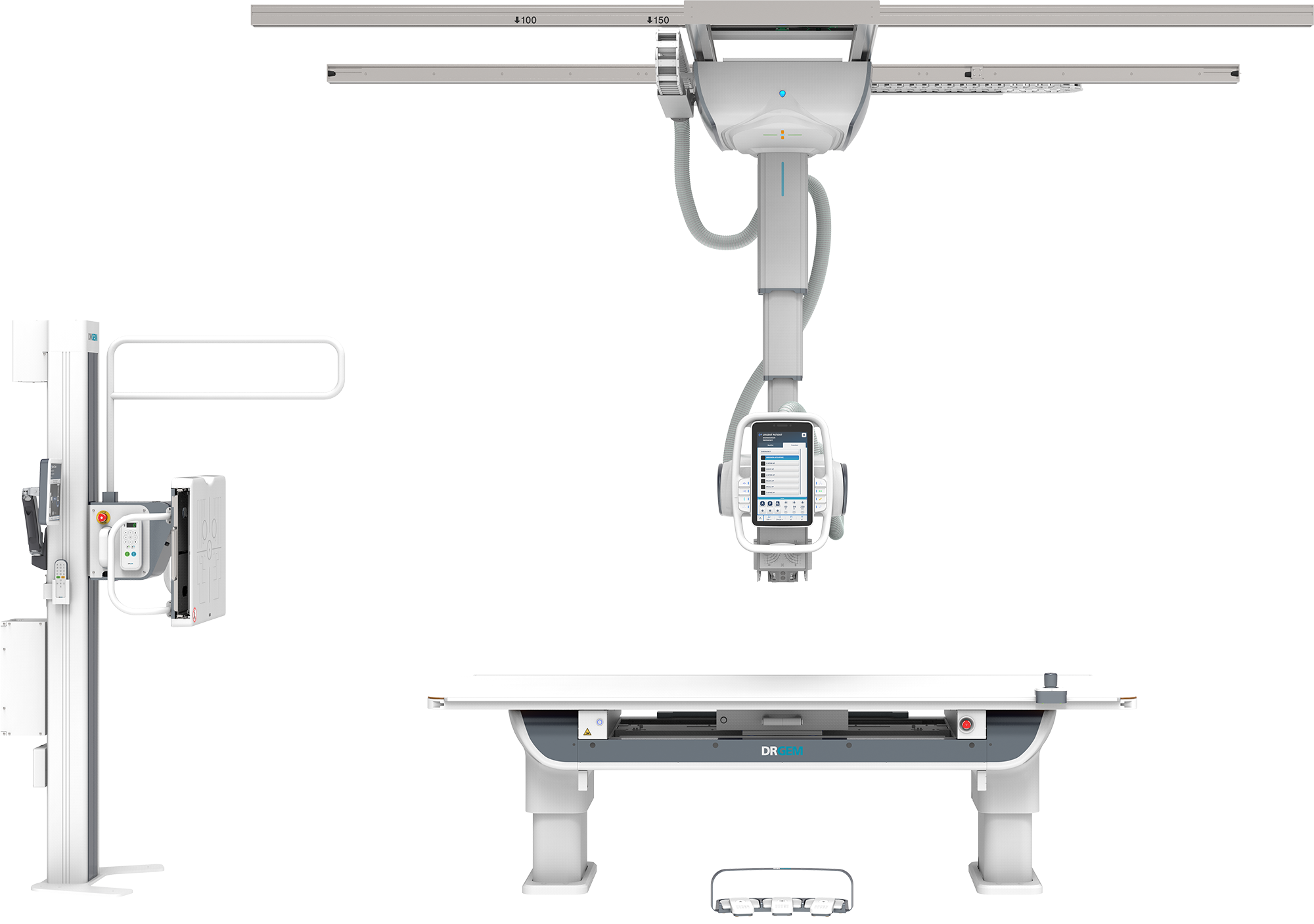 DRGEM GXR-SD Auto Positioning System Digital Radiography System