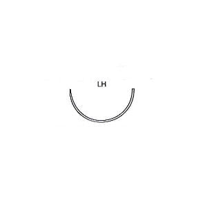 MERSILK Braided Silk - 1/2 Circle Taper Point W584G - Single