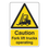 Caution Fork Lift Trucks Operating Sign
