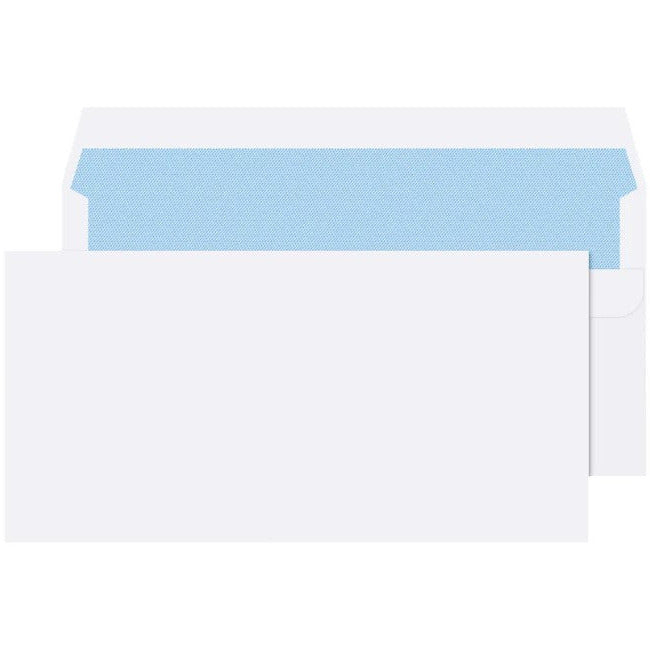 White Envelope Self-Seal 80gsm DL - Pack of 1000
