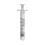 2ml Nevershare Syringe: White (Luer Lock) X 100